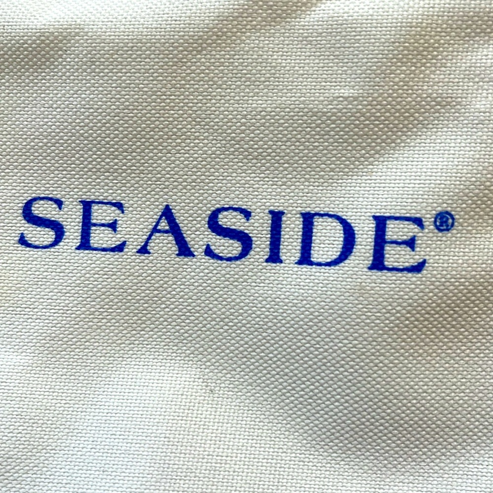 Seaside white canvas tote - never used - Picture 2 of 7